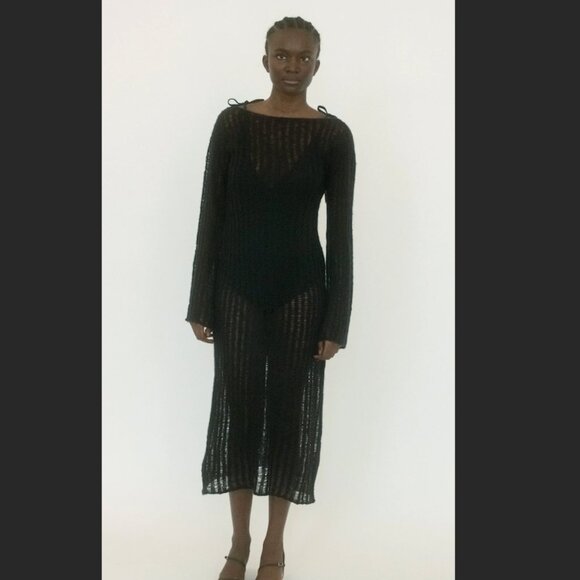 Bella Anna Polilla Crochet Dress M - Picture 2 of 5